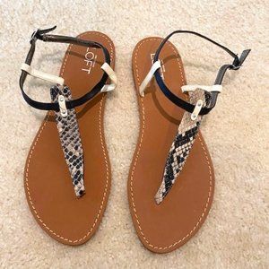 LOFT T-Strap Sandals